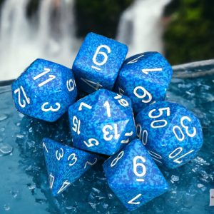 Speckled Water Polyhedral 7-Dice Set 25306 - dice emporium