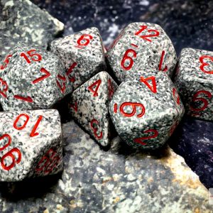 Speckled Granite Polyhedral 7-Dice Set 25320 - dice emporium