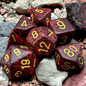 Speckled Mercury Polyhedral 7-Dice Set 25323 - dice emporium