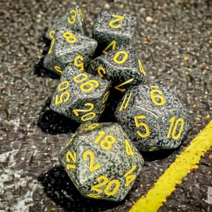 Speckled Urban Camo Polyhedral 7-Dice Set 25328 - dice emporium