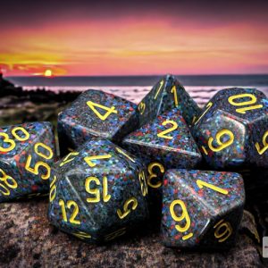 Speckled Twilight Polyhedral 7-Dice Set 25366 - dice emporium