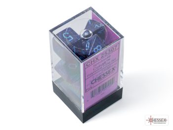 Speckled Cobalt Polyhedral 7-Dice Set 25307 - dice emporium