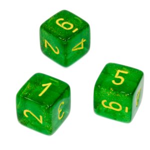 BorealisMapleGreenyellowd6 - dice emporium