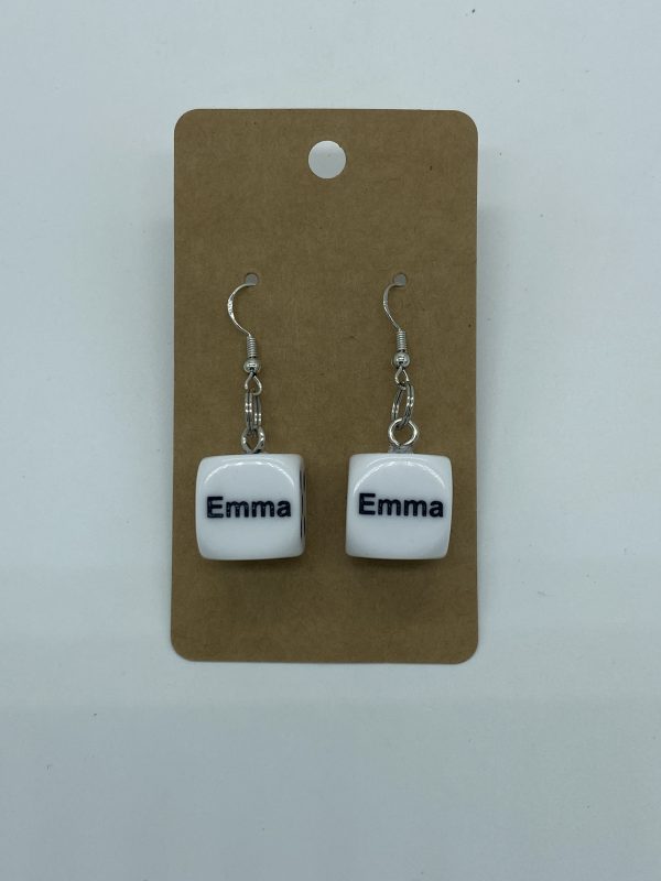 Emma Dice Earrings -DiceEmporium.com