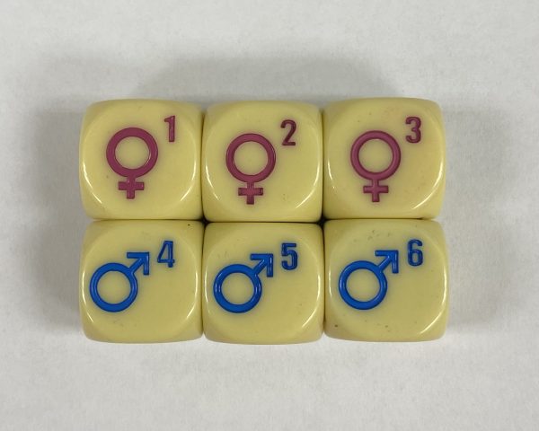 16mm 6-Sided Gender Die -DiceEmporium.com