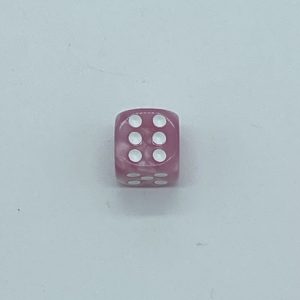 12mm Pink Pearl Dice - The Dice Emporium