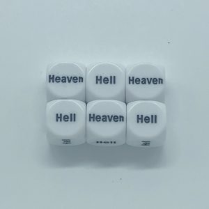 Heaven (3) Hell (3) Dice -DiceEmporium.com