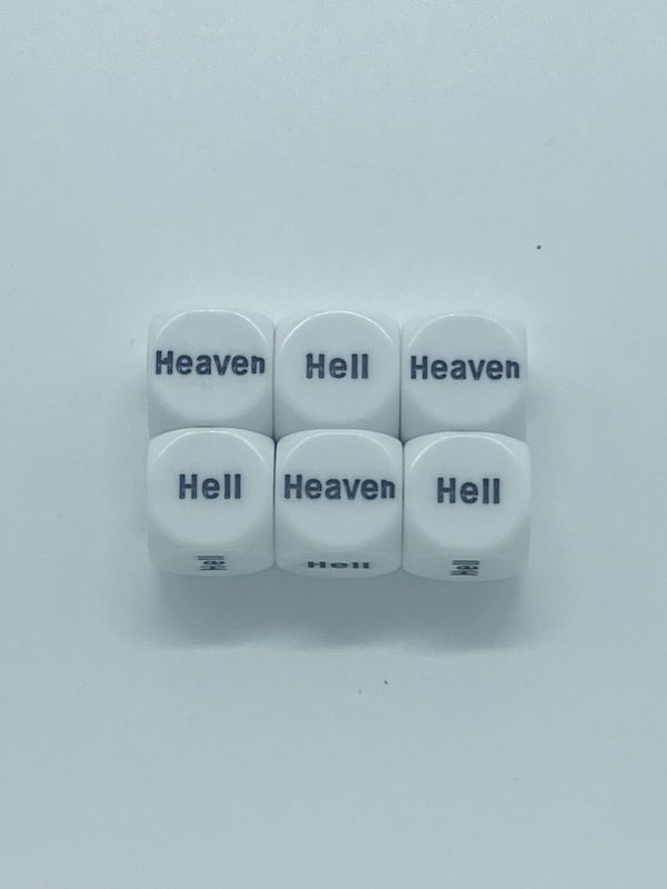 Heaven (3) Hell (3) Dice -DiceEmporium.com