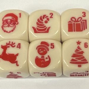 20mm Christmas Dice -DiceEmporium.com