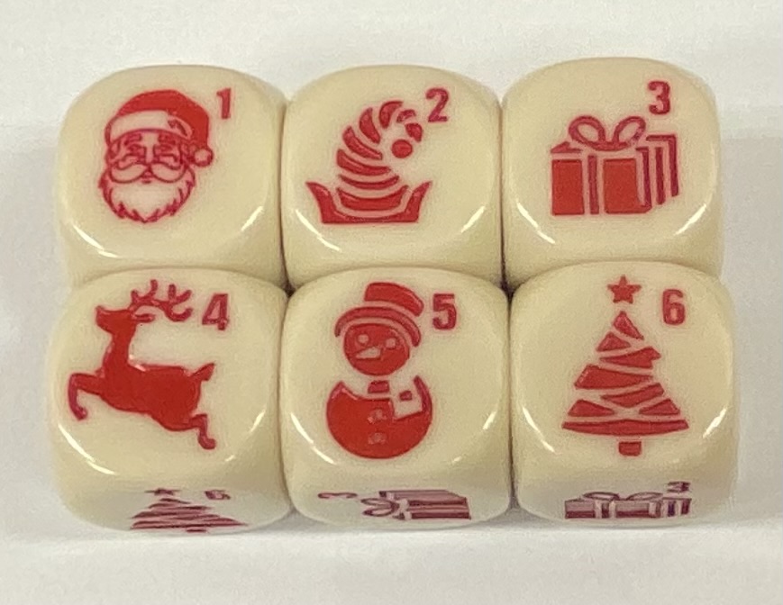 20mm Christmas Dice -DiceEmporium.com