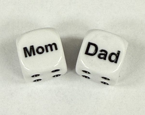 Mom & Dad dice - dice emporium