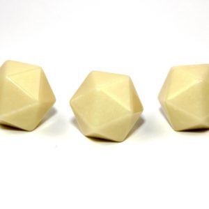 20-sided blank ivory dice - dice emporium