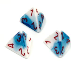 geminid4astralbluewhitered - dice emporium