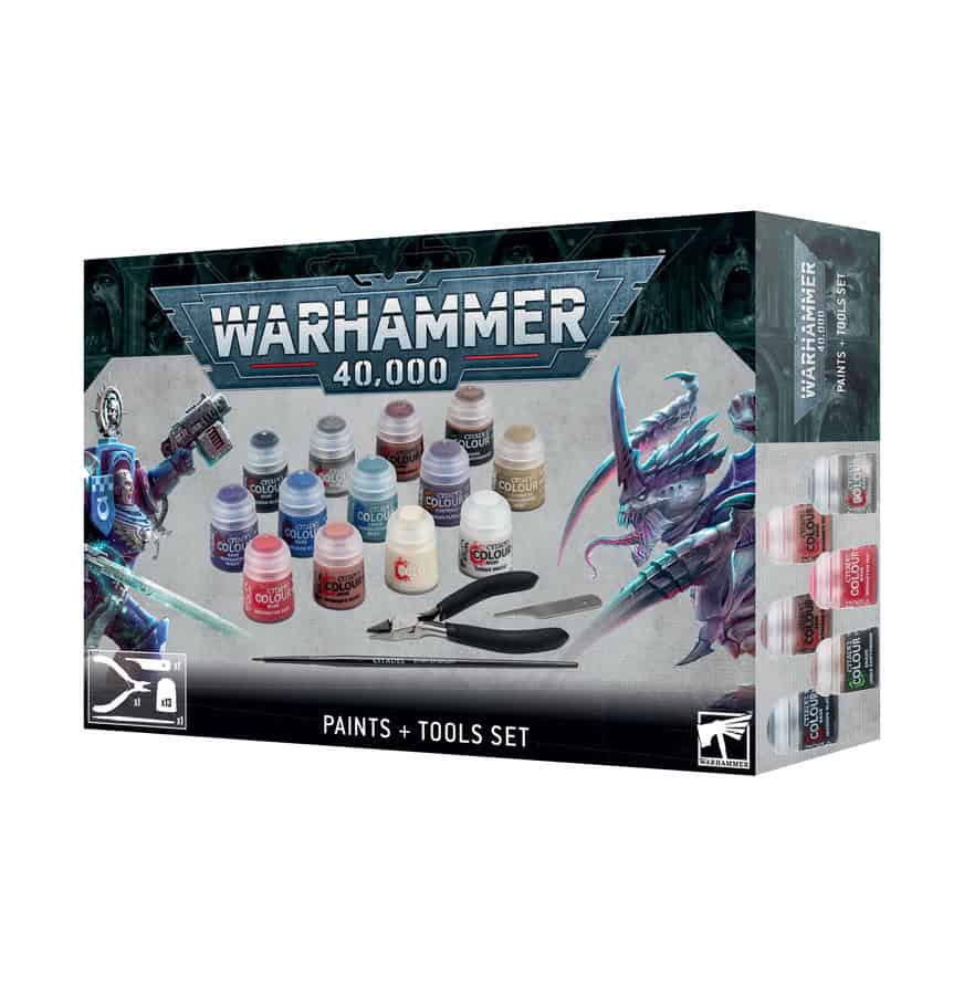 Warhammer 40,000: Paint and Tools Set - The Dice Emporium