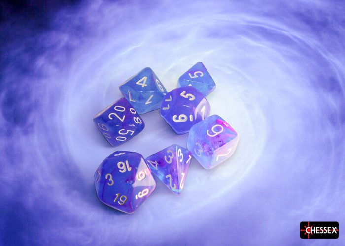 Nebula Aura 7-Die Set - Dice Emporium