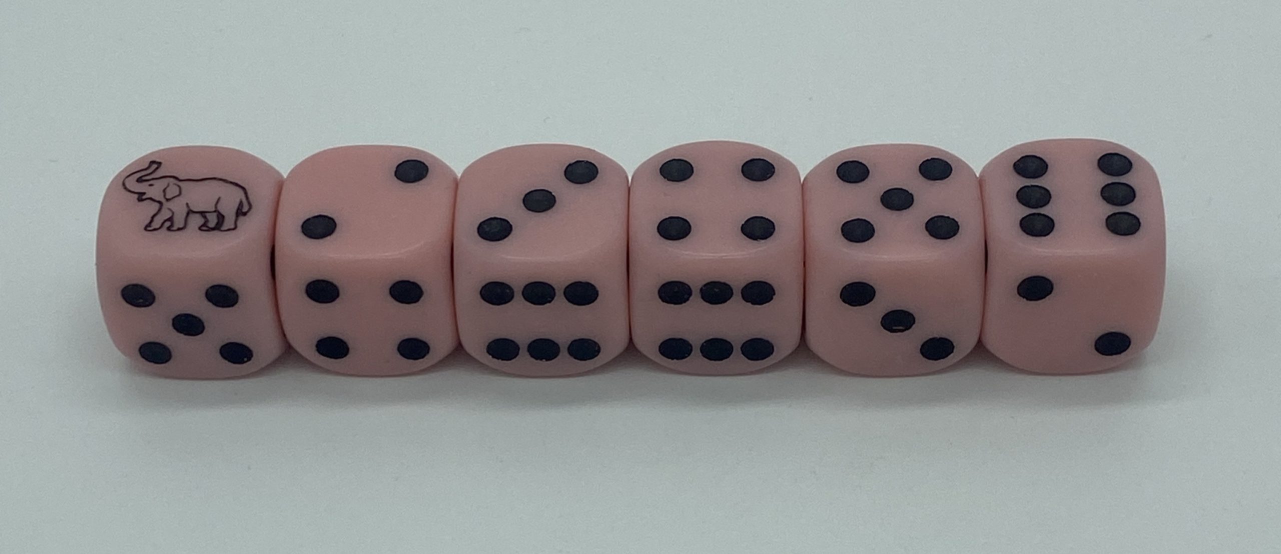 Pink Elephant Dice -DiceEmporium.com